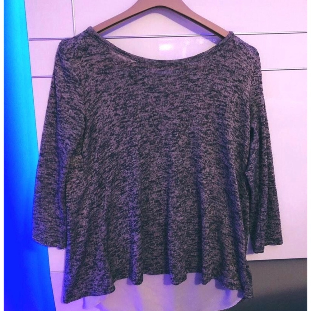 gray blouse